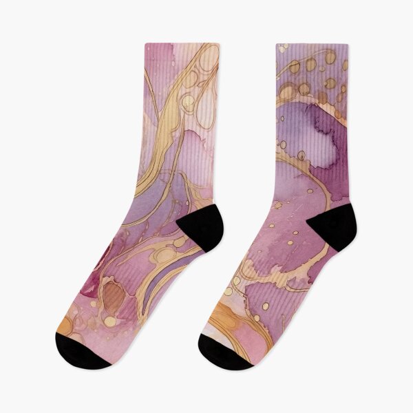 Item preview, Amethyst & Gold Fluidity designed and sold by LiveLearnCreate.