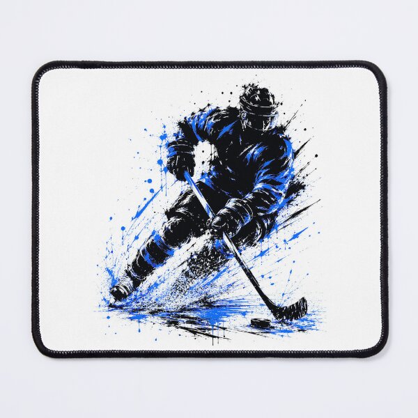 Item preview, Electric blue ice hockey fury designed and sold by BlueBerry45.