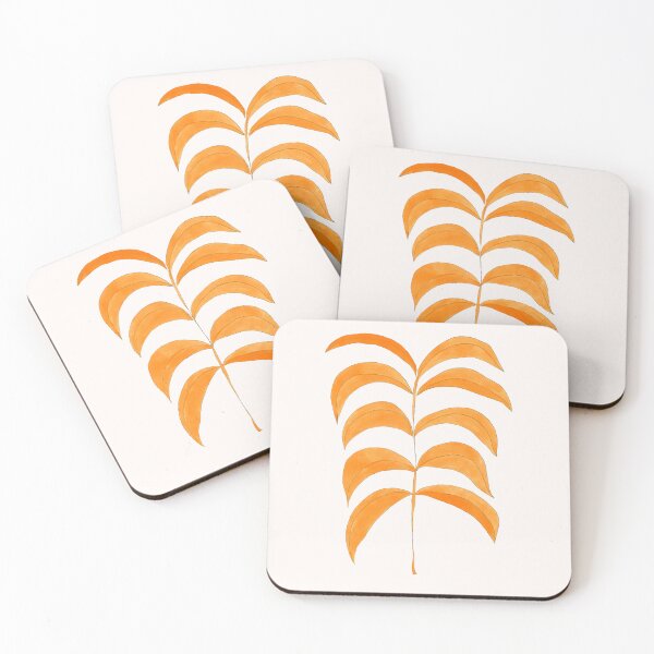 Item preview, Golden Laurel – Hand-Painted Botanical Pattern in Chantilly Cream designed and sold by Piret Victoria Ribas.