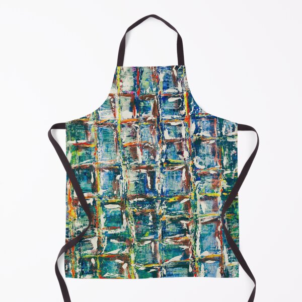 Item preview, Abstract Blue and Yellow Mosaic Textured Paint designed and sold by Giovanna2026.
