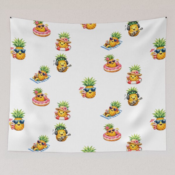 Item preview, Cool Summer Beach Pineapples  designed and sold by silviaol.