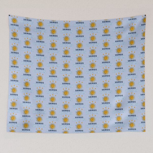 Item preview, RETRO VAMOS ARGENTINA SHIRT  SUN OF MAY ALBICELESTE designed and sold by MonsoonInkX.