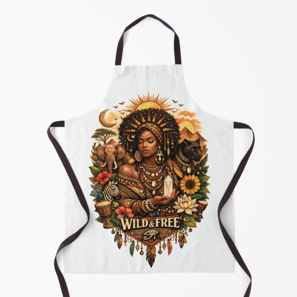 Item preview, Wild & Free – Afroboho Goddess of Sun and Spirit designed and sold by FilBlue.