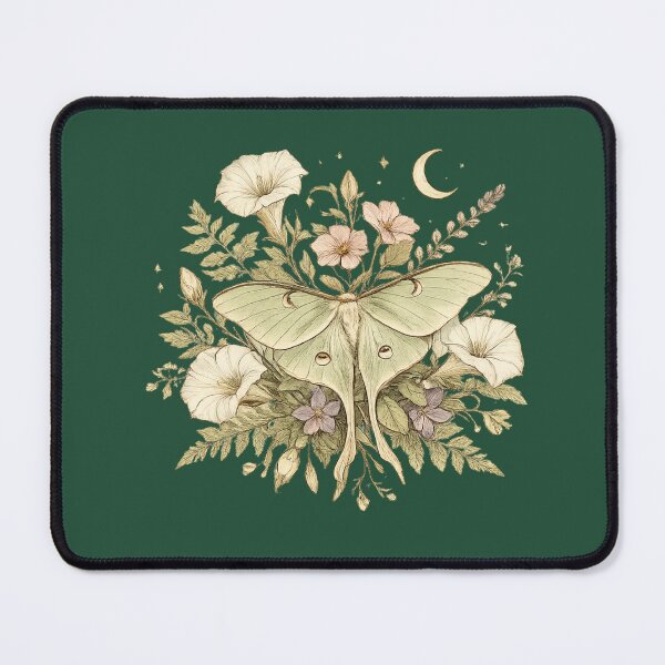 Item preview, Luna Moth Botanical Dark Academia  designed and sold by MagicMakerPh⭐⭐⭐⭐⭐.