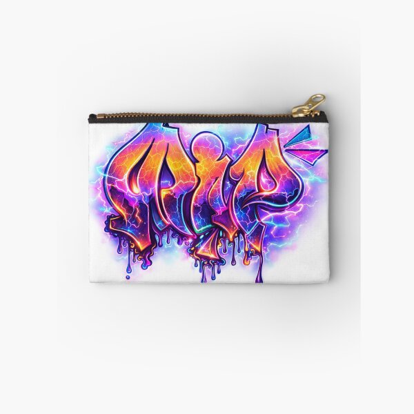 Item preview, RIP – Neon Graffiti Drip Lettering with Electric Glow designed and sold by NeonSpiritArt.