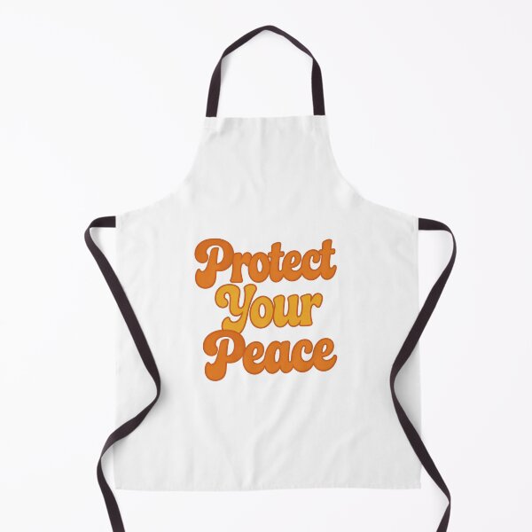 Item preview, Protect Your Peace Groovy Retro 70s Wavy Typography designed and sold by ceyhunfd.