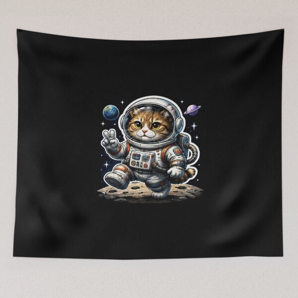 Item preview, Astronaut Cat designed and sold by layalistoresa.