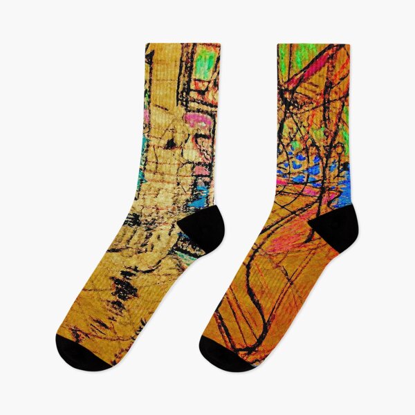 Item preview, Lirico Meeting - Abstract Cyberpunk Surrealist Landscape Art designed and sold by MAMA LXXVIII: Art by Marsailhe Milward.