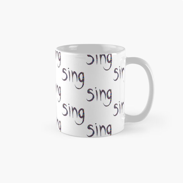 Item preview, Retro Swirl "Sing" Typography - Hand-Drawn Music Art designed and sold by Alexsiya Flora.