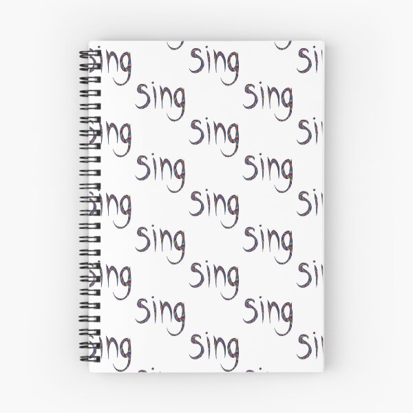 Item preview, Retro Swirl "Sing" Typography - Hand-Drawn Music Art designed and sold by Alexsiya Flora.