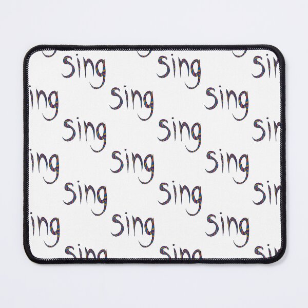 Item preview, Retro Swirl "Sing" Typography - Hand-Drawn Music Art designed and sold by Alexsiya Flora.