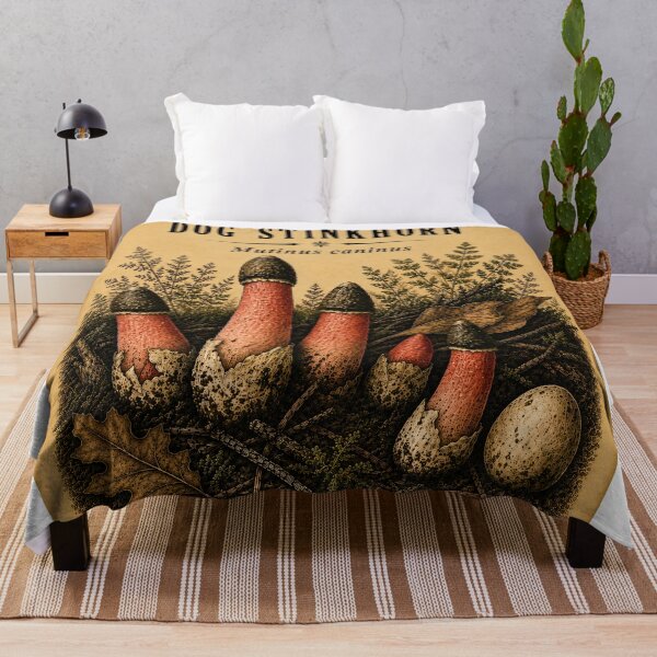 Item preview, Dog Stinkhorn Mushrooms designed and sold by StudioBloodmoon.