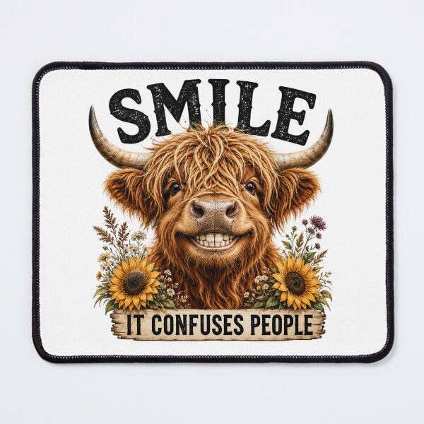 Item preview, Smile It confuses People designed and sold by INKRebelGraphic.
