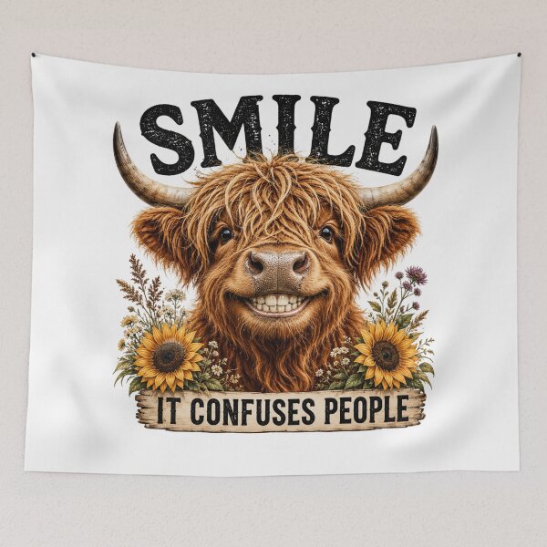 Item preview, Smile It confuses People designed and sold by INKRebelGraphic.