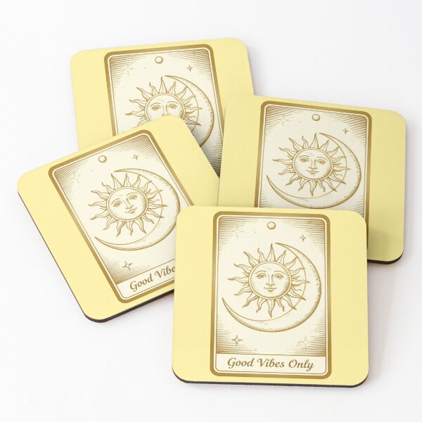 Item preview, The Sun and Moon Mystical Tarot Card Good Vibes Only designed and sold by ceyhunfd.