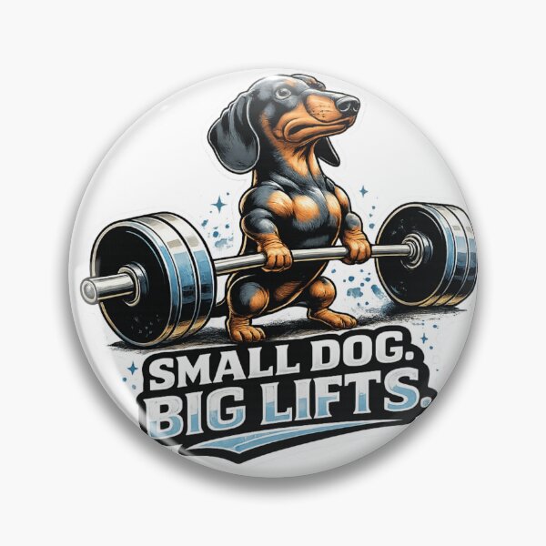 Item preview, Small Dog Big Lifts Gym Dachshund designed and sold by Digistore1221.
