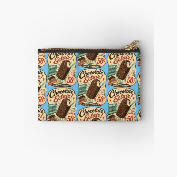 Item preview, Retro Chocolate Éclair Ice Cream Bar – 1950s Vintage Ice Cream Truck Crumb Bar designed and sold by shorethings.
