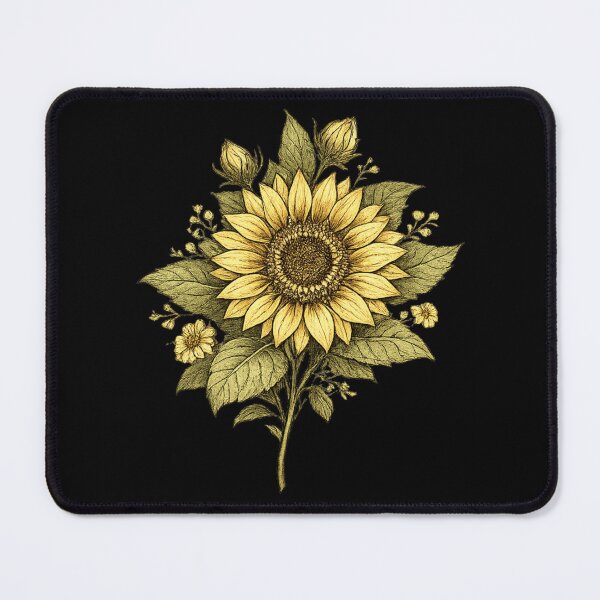 Item preview, Vintage Sunflower Botanical Nature designed and sold by MagicMakerPh⭐⭐⭐⭐⭐.