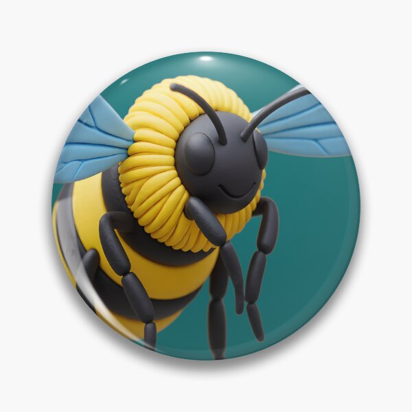 Item preview, Happy bee in flight colorful cartoon bee design designed and sold by SmashingDeals.