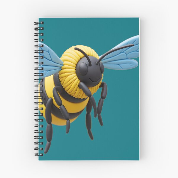 Item preview, Happy bee in flight colorful cartoon bee design designed and sold by SmashingDeals.