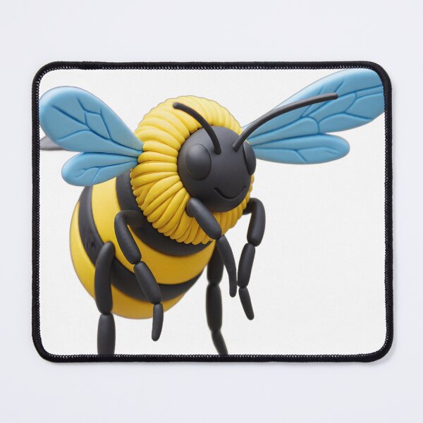 Item preview, Happy bee in flight colorful cartoon bee design designed and sold by SmashingDeals.