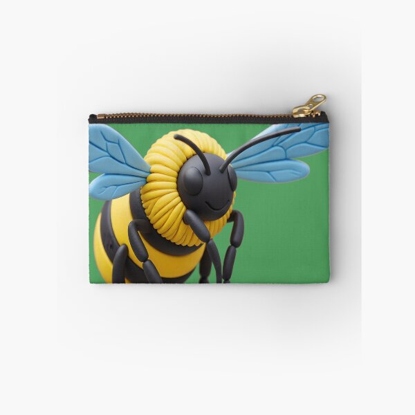 Item preview, Happy bee in flight colorful cartoon bee design designed and sold by SmashingDeals.