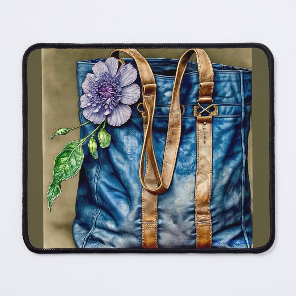 Item preview, The Blue Satin Bag designed and sold by ©Janis Zroback.