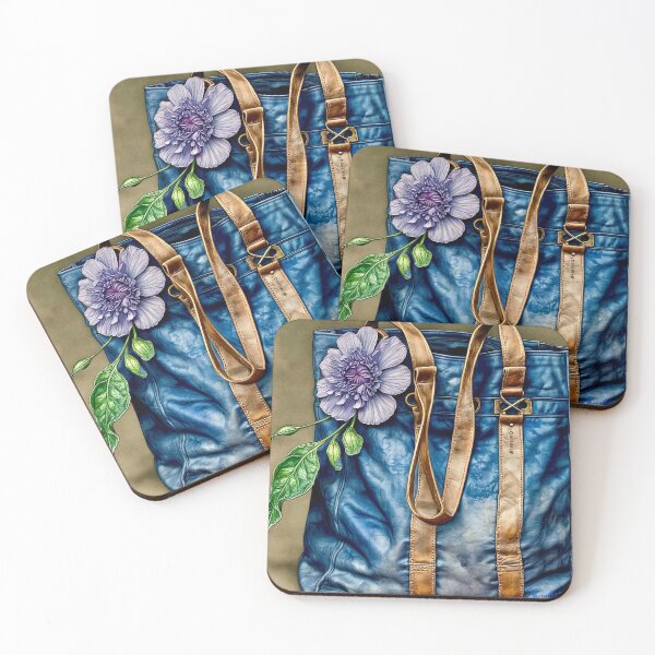 Item preview, The Blue Satin Bag designed and sold by ©Janis Zroback.