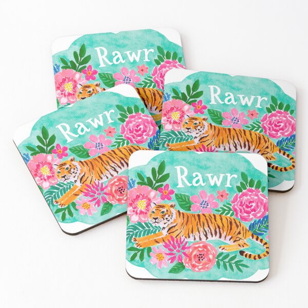 Item preview, Rawr Tiger | Cute Preppy Tiger Aesthetic Animal Design designed and sold by ThePreppyArtist.