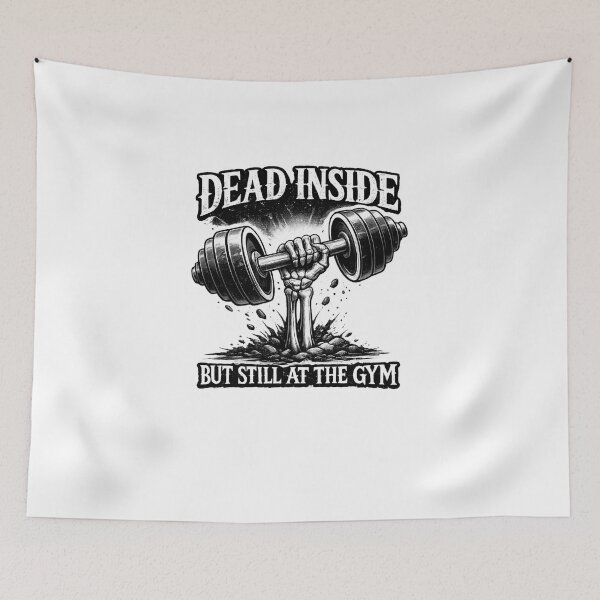 Item preview, Dead Inside But Still At The Gym Skeleton Lifting designed and sold by Digistore1221.