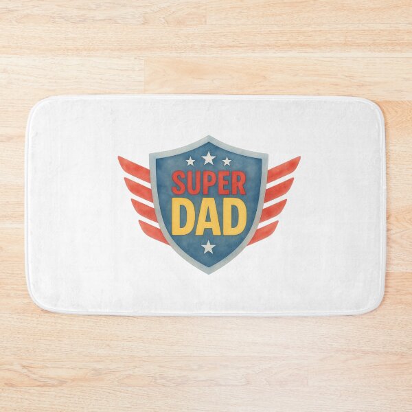 Item preview, Super Dad with Stars & Shield Design III designed and sold by jeweleddesigns.