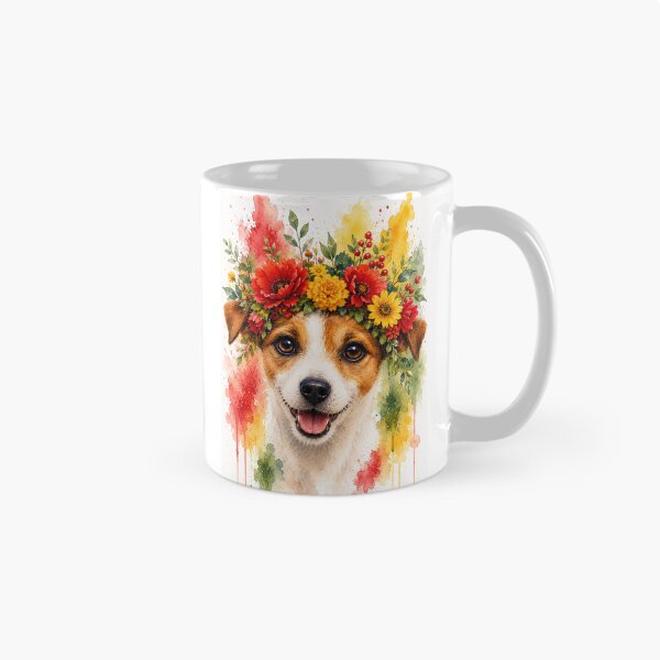 Item preview, Floral Jack Russell designed and sold by Weird & wonderful .