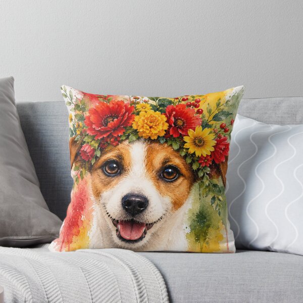 Item preview, Floral Jack Russell designed and sold by Weird & wonderful .
