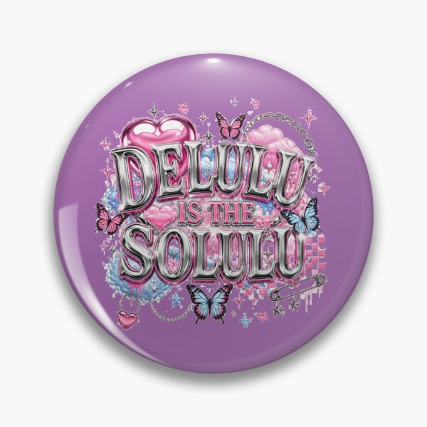 Item preview, Delulu Is The Solulu Y2K Aesthetic Design designed and sold by AtomicThreadCo.