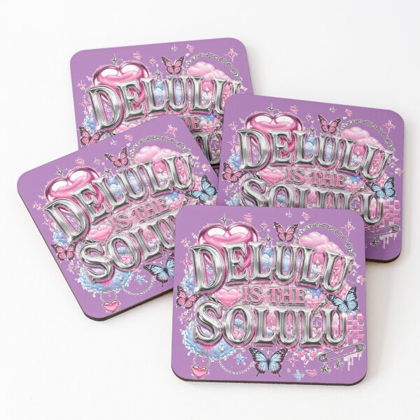 Item preview, Delulu Is The Solulu Y2K Aesthetic Design designed and sold by AtomicThreadCo.