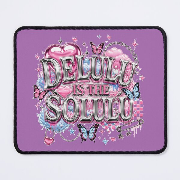 Item preview, Delulu Is The Solulu Y2K Aesthetic Design designed and sold by AtomicThreadCo.