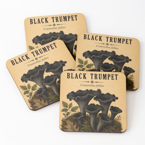 Item preview, Black Trumpet Mushroom designed and sold by StudioBloodmoon.