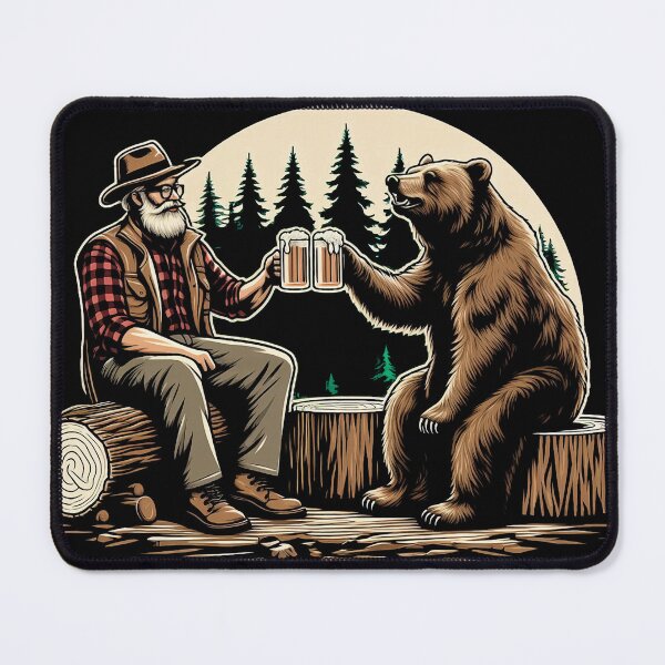 Item preview, Beer with a Bear designed and sold by AbbeyThorn.