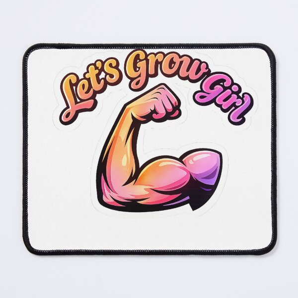 Item preview, Lets Grow Girl Funny Gym Motivation Biceps designed and sold by Digistore1221.
