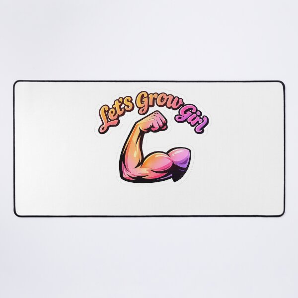 Item preview, Lets Grow Girl Funny Gym Motivation Biceps designed and sold by Digistore1221.