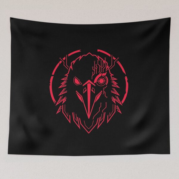 Item preview, Cyber Raven | Futuristic AI Bird Cyberpunk Logo Design designed and sold by Neon_Ronin.