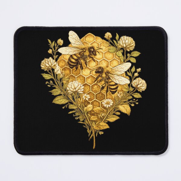 Item preview, Vintage Honey Bee Botanical Nature designed and sold by MagicMakerPh.