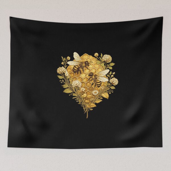 Item preview, Vintage Honey Bee Botanical Nature designed and sold by MagicMakerPh.