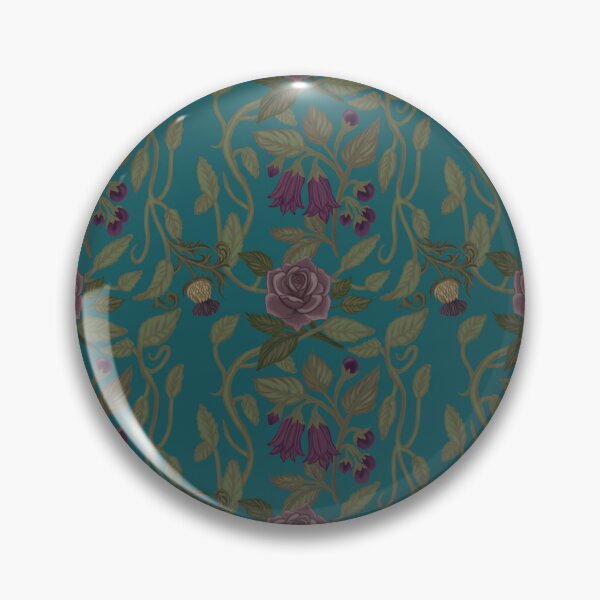 Item preview, Elegant Moody Gothic Floral Seamless Repeat Pattern Design designed and sold by MandaMarieArt.