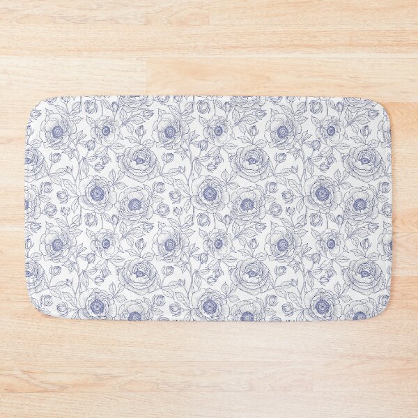 Item preview, Blue and White Floral designed and sold by The Painted Lamb.