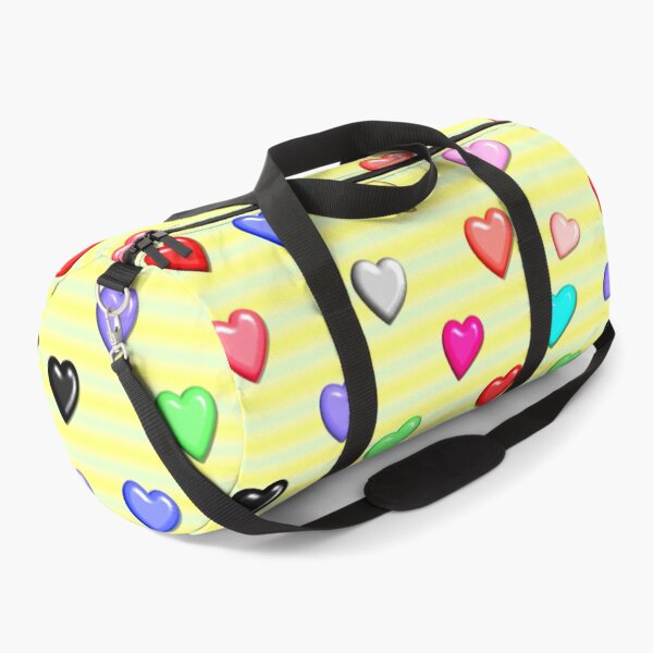 Item preview, Colorful Cute Hearts Yellow designed and sold by kanaehonkawa.