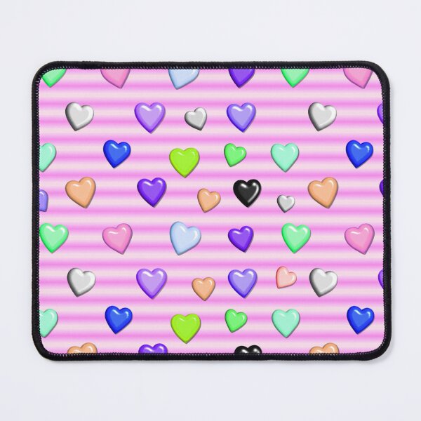 Item preview, Colorful Hearts Pink designed and sold by kanaehonkawa.