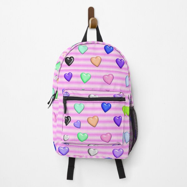 Item preview, Colorful Hearts Pink designed and sold by kanaehonkawa.