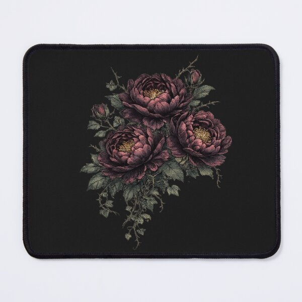 Item preview, Dark Gothic Peony Floral Botanical designed and sold by MagicMakerPh⭐⭐⭐⭐⭐.
