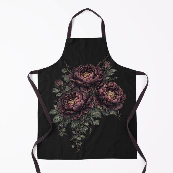Item preview, Dark Gothic Peony Floral Botanical designed and sold by MagicMakerPh⭐⭐⭐⭐⭐.